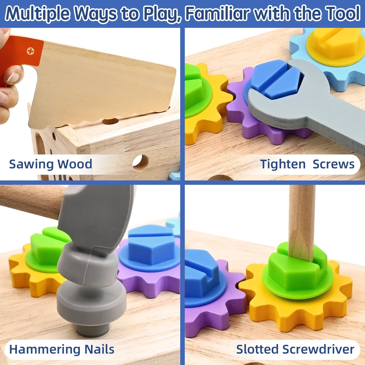 Wooden Tool Set