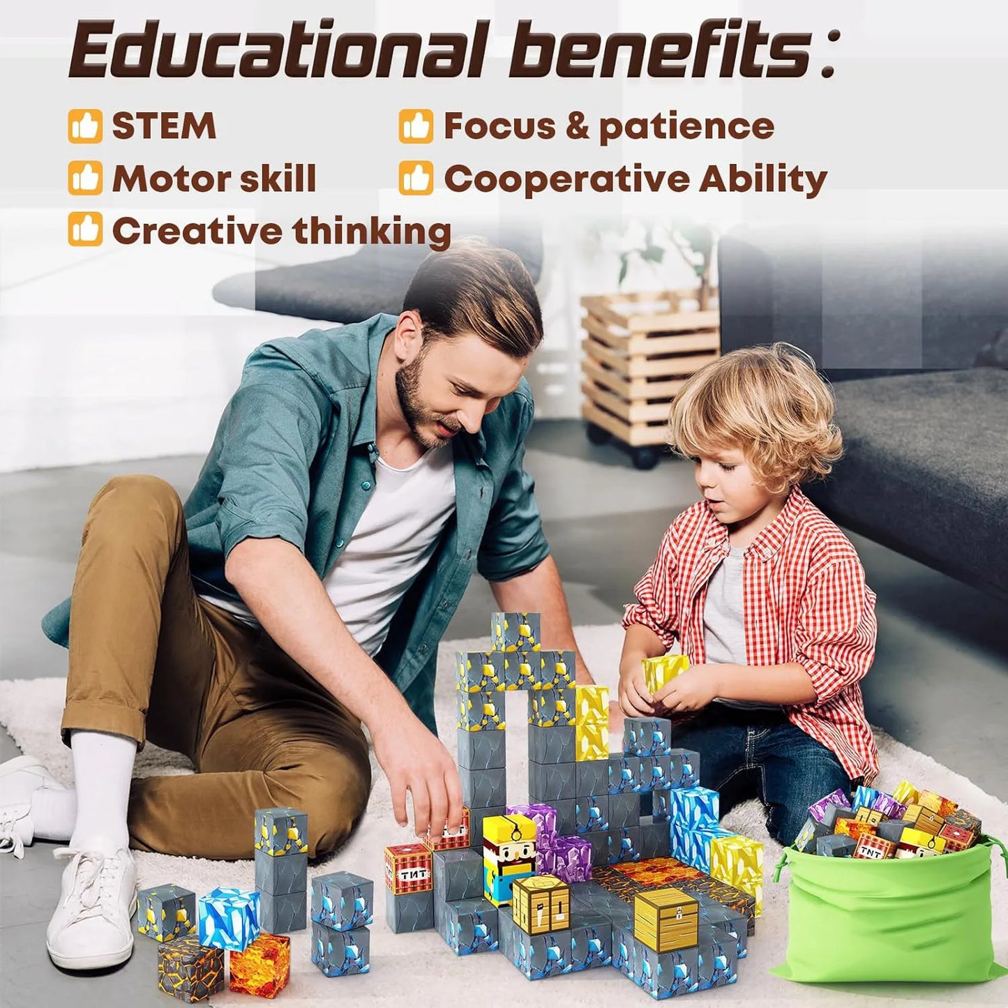 Magnetic Building Blocks