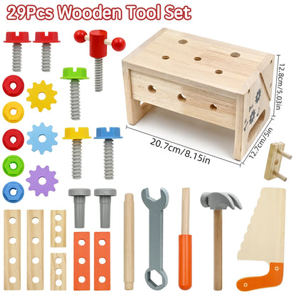 Wooden Tool Set
