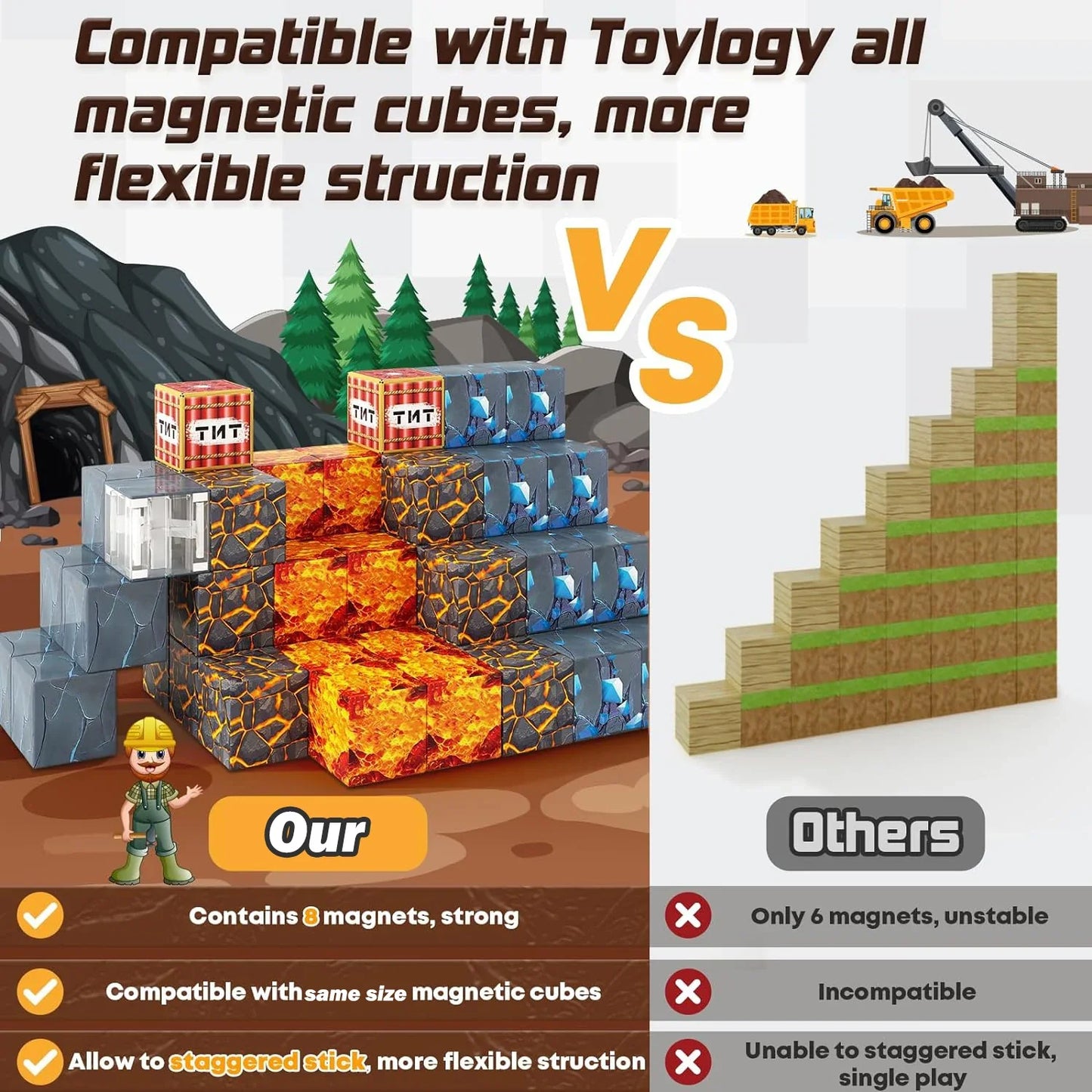 Magnetic Building Blocks