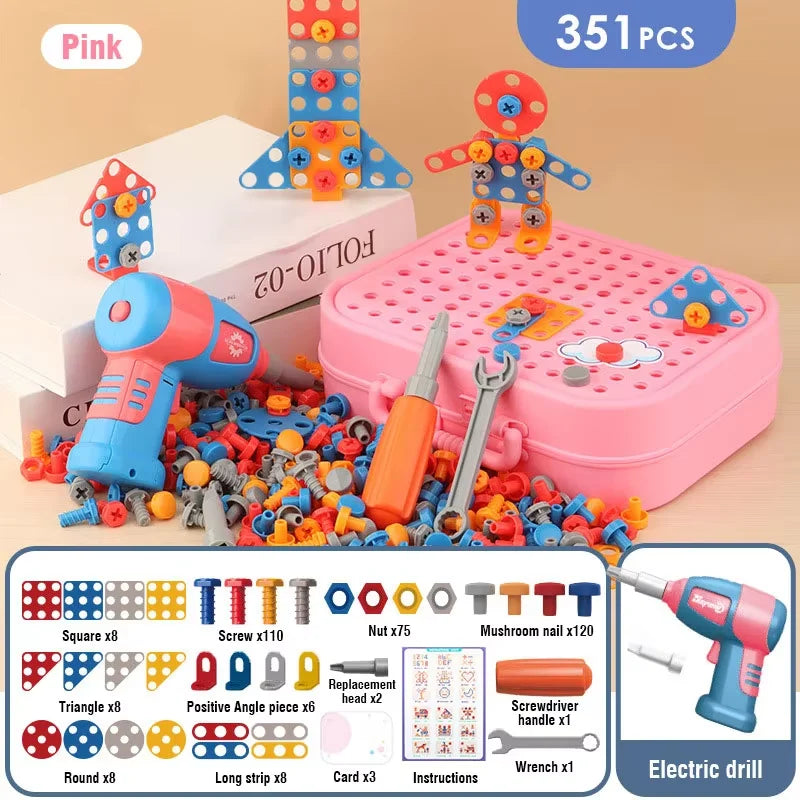 Kids Electric Drill Set